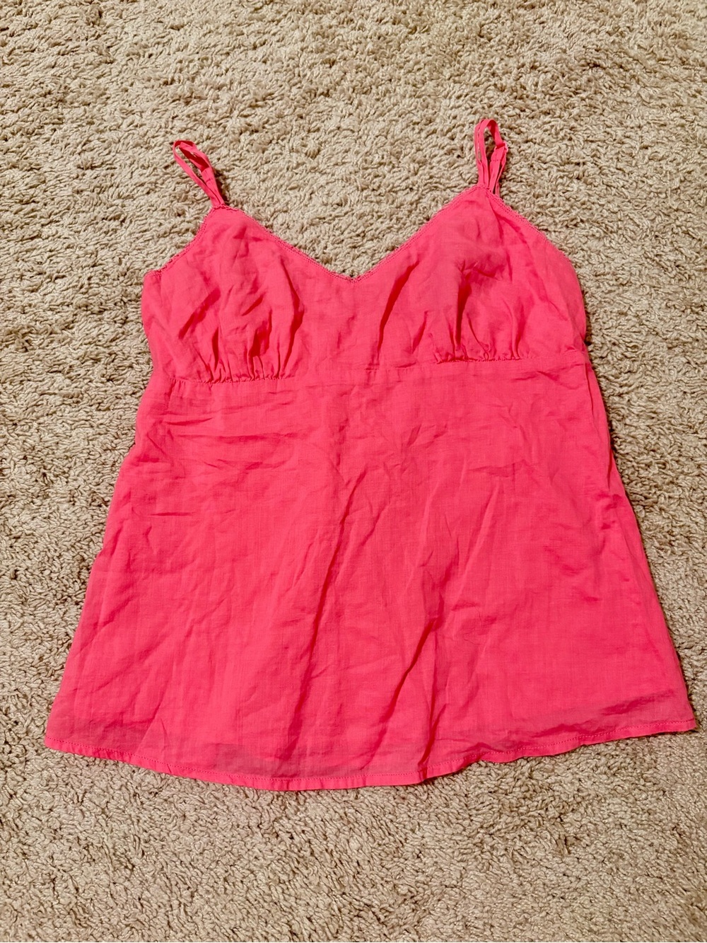 Early 2000’s GAP Hot Pink Spaghetti Strap Camisole